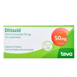 DITIAZID 50MG 30 COMP