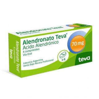 ALENDRONATO IVAX 70 MG 4 COMP