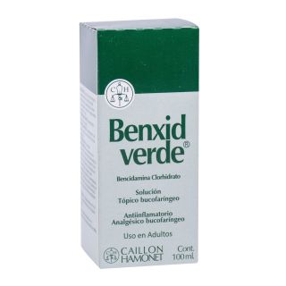 Benxid® Verde 100ml - Analgesico Bucofaríngeo