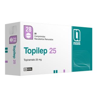 Topilep® 25mg X 28 Comprimidos (Topiramato)