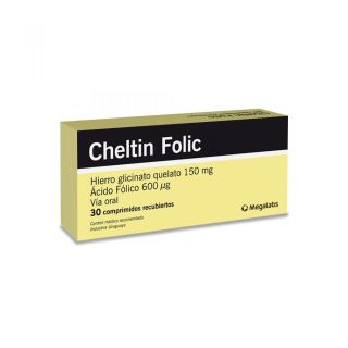 Cheltin Folic® 150mg X 30 Comprimidos