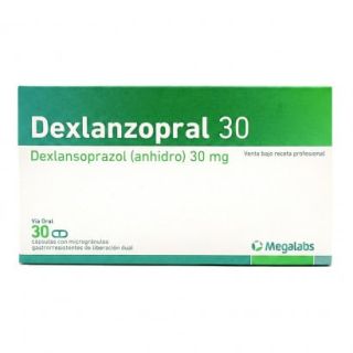 DEXLANZOPRAL 30 MG X 30 CAPS