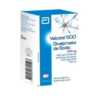 Valcote® 500 Mg x 20 Tabs
