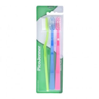Cepillo Dental Pico Jenner® Medio Plus | Pack X 3