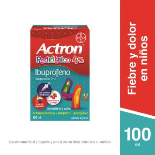 ACTRON PEDIATRICO 4% JBE 100 ML