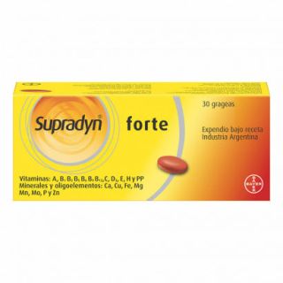 SUPRADYN FORTE 30 GRAGEAS