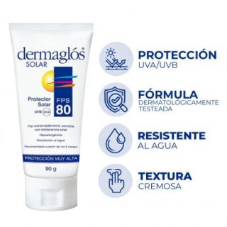 DERMAGLOS SOLAR F80 CREMA 90G
