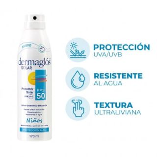 Protector Solar Dermaglos® F50+ Niños | 170ml