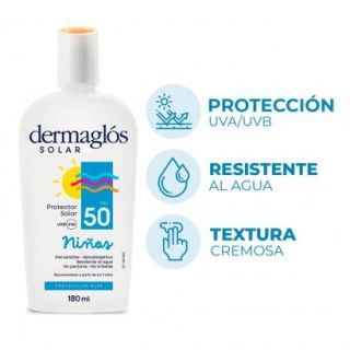 DERMAGLOS SOLAR F40 NINOS 180 ML
