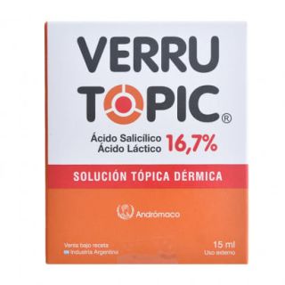 Verrutopic® Tratamiento Verruga Solución Tópica Dérmica 15ml