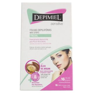 DEPIMIEL BANDAS FACIAL SENSITIVE 12 UND