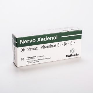 Nervo Xedenol® X 10 Comprimidos