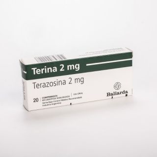 Terina® 2mg X 20 Comprimidos (Terazosina)