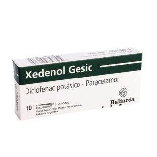 Xedenol® Gesic X 10 Comprimidos
