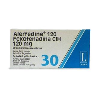 ALERFEDINE 120 MG 30 COMP
