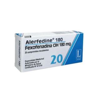 Alerfedine® 180 Mg x 10 Comprimidos