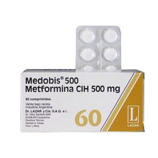 Medobis® 500mg X 60 Comp. (Metformina) | Normoglucemiante