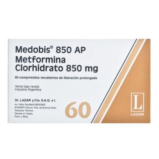 MEDOBIS 850 MG LP 60 COMP