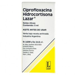 Ciprofloxacina Lazar® Hc Ótica x 5 Ml