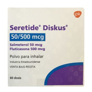 SERETIDE DISKUS 50/500 60 DOSIS