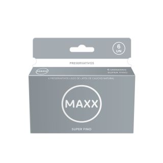 MAXX PRESERVATIVOS SUPER FINO X 6 UNIDADES