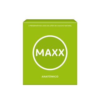 MAXX PRESERVATIVOS ANATÓMICO X 3 UNIDADES