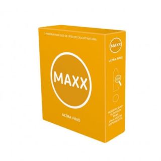 Preservativos Maxx® Ultra Finos x 3 Unidades