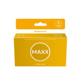 MAXX PRESERVATIVOS ULTRA FINO X 6 UNIDADES