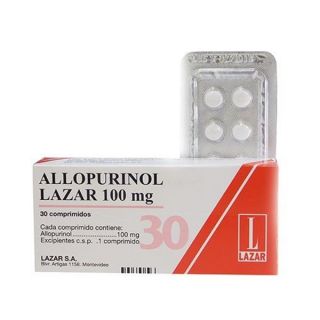 ALLOPURINOL LAZAR 100 30 COMP