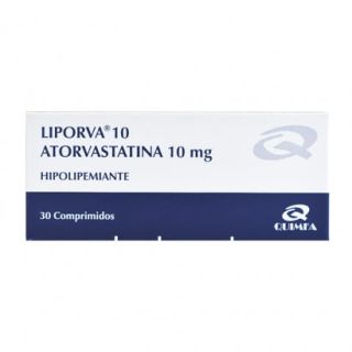 Liporva® 10mg X 30 Comprimidos - Atorvastatina