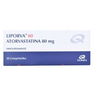 LIPORVA 80MG 30COMP