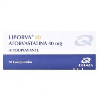 Liporva® 40mg X 30 Comprimidos - Atorvastatina