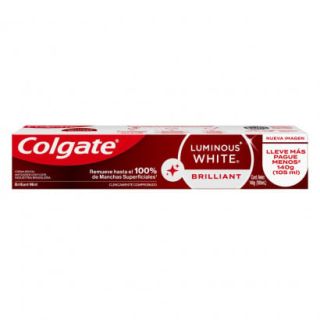 COLGATE CRE/DENTAL LUMINOUS WHITE 140GR
