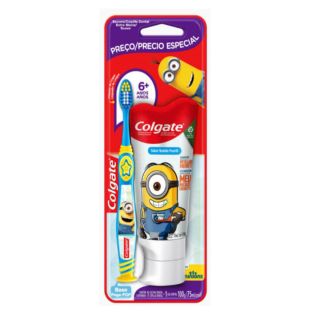 Pack Colgate® Minions Cepillo + Crema Dental 100g
