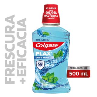 COLGATE ENJ/PLAX SOFT MINT FREE/500