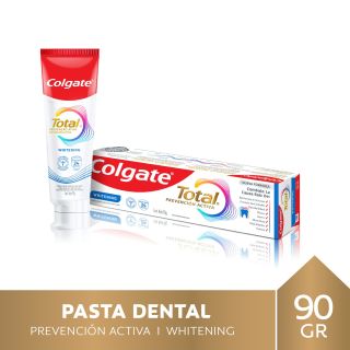 COLGATE CRE/DENTAL TOTAL 12 WHITENING 90