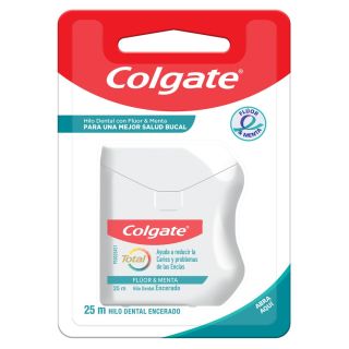 COLGATE HILO DENTAL TOTAL FLUO & MENTA 25 MT