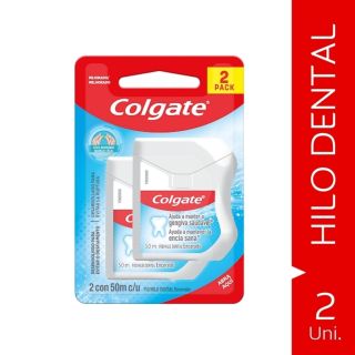 COLGATE HILO DENTAL NYLON 50 MT 2X1