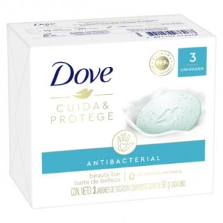 DOVE JABON PASTILLA ANTIBACTERIAL 90 GR X3