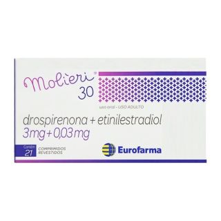 Molieri® X 21 Comprimidos | Anticonceptivo