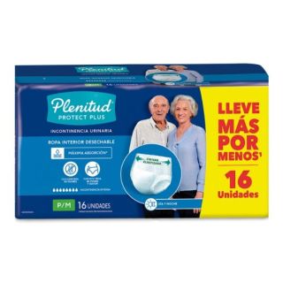 PLENITUD ROPA INTERIOR PROTECT PLUS P/M 16 U
