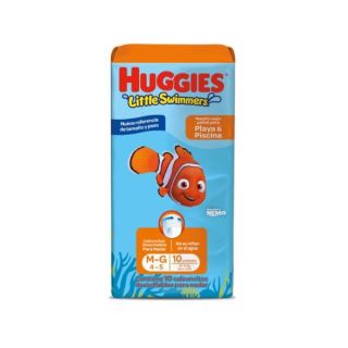 HUGGIES PAÑAL LITTLE SWIMMERS GDE 10 UND