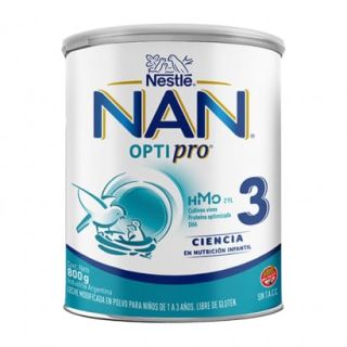 Nan® Optipro 3 800g | Fórmula Leche En Polvo +12 Meses