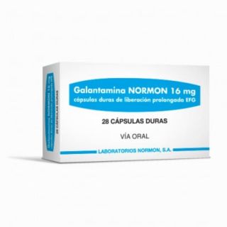 GALANTAMINA NORMON LP 16 MG 28 CAP