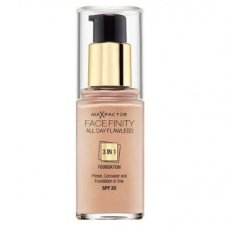 MAX FACTOR BASE FACEFINITY 3EN1 FOUND HONEY 77