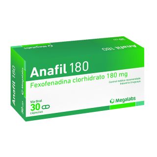 Anafil® 180mg X 30 Cápsulas | Fexofenadina