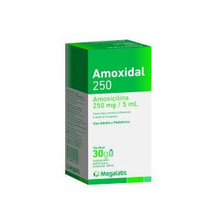 Amoxidal250® Jarabe X 60 ml | Lab. Megalabs