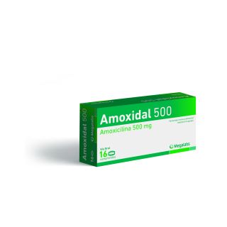 Amoxidal500® x 16 Comprimidos | Lab. Megalabs