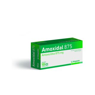 Amoxidal875® x 10 Comprimidos | Lab. Megalabs