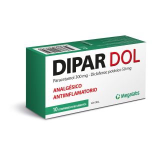 Dipar Dol x 10 Comprimidos Recubiertos - Roemmers®